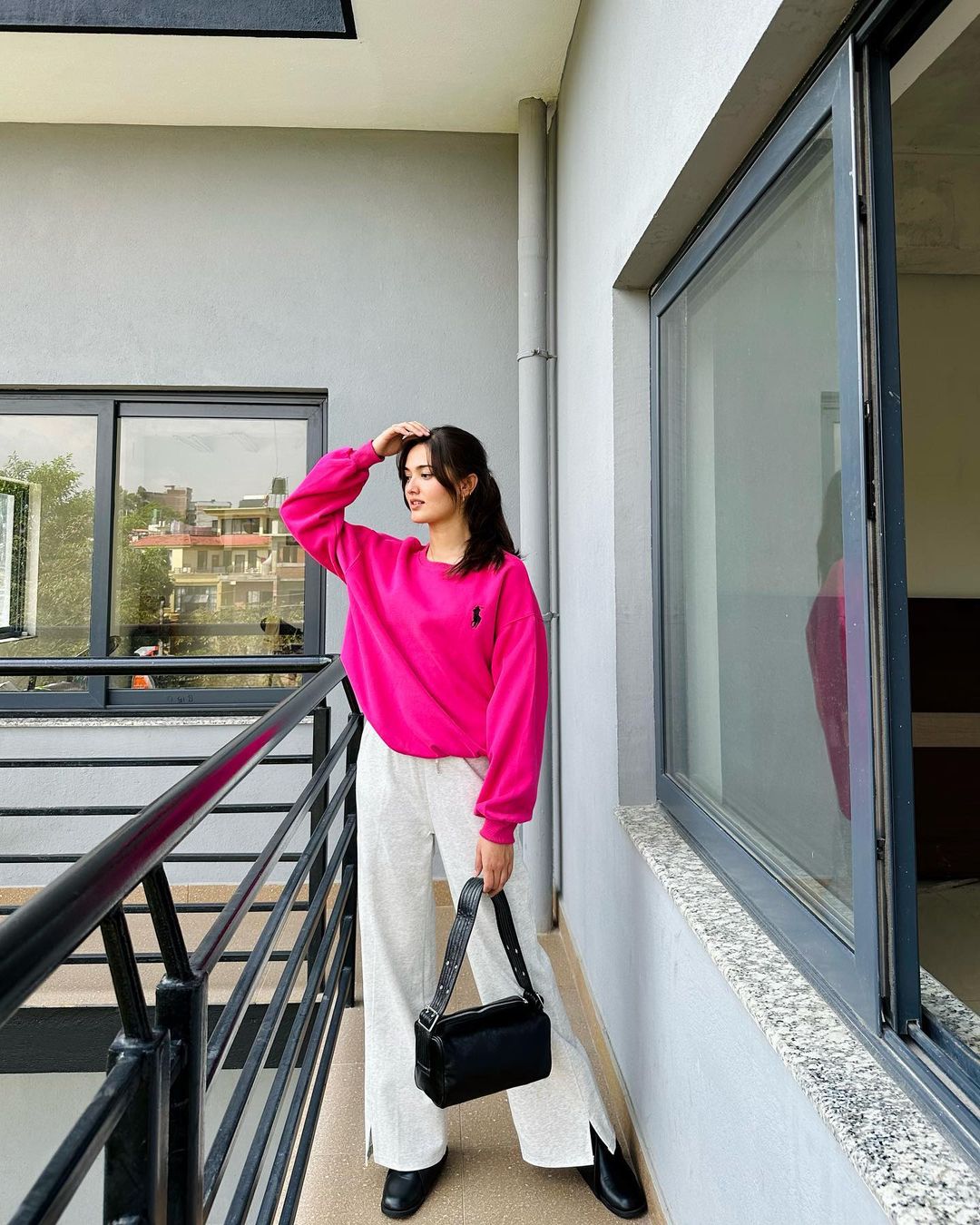 Hot Pink Polo Ralph Sweatshirt