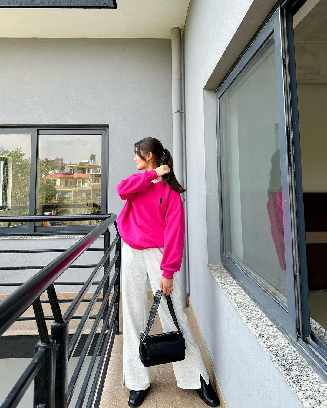 Hot Pink Polo Ralph Sweatshirt