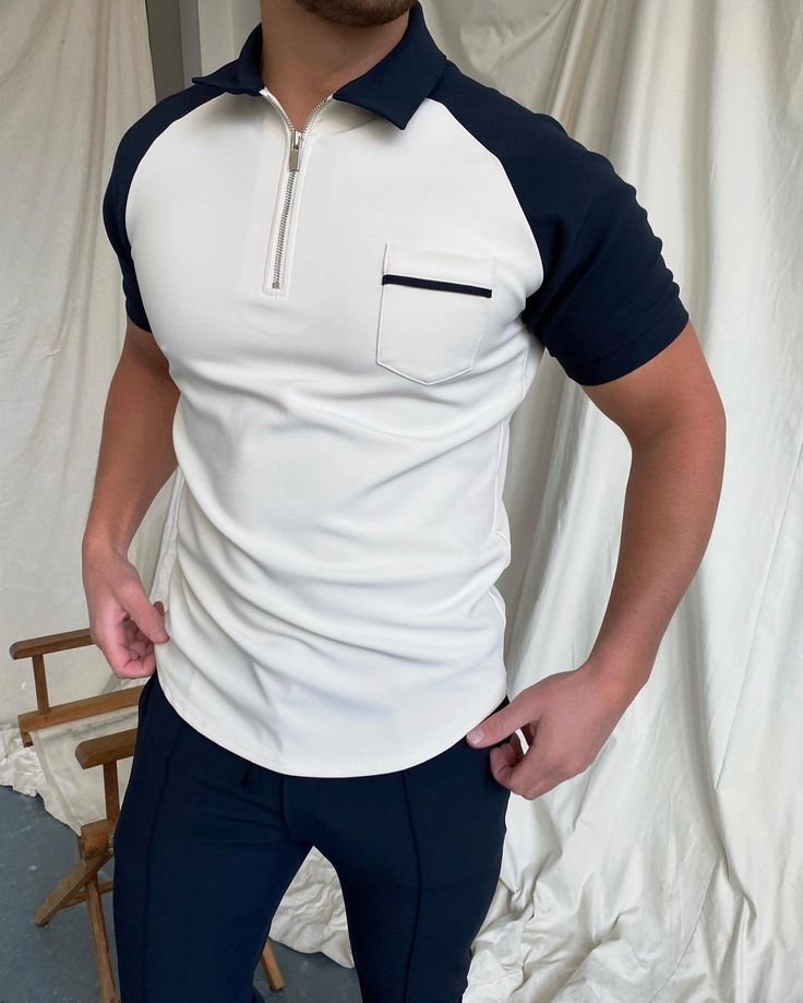 Navy Raglan Zipper & Trouser