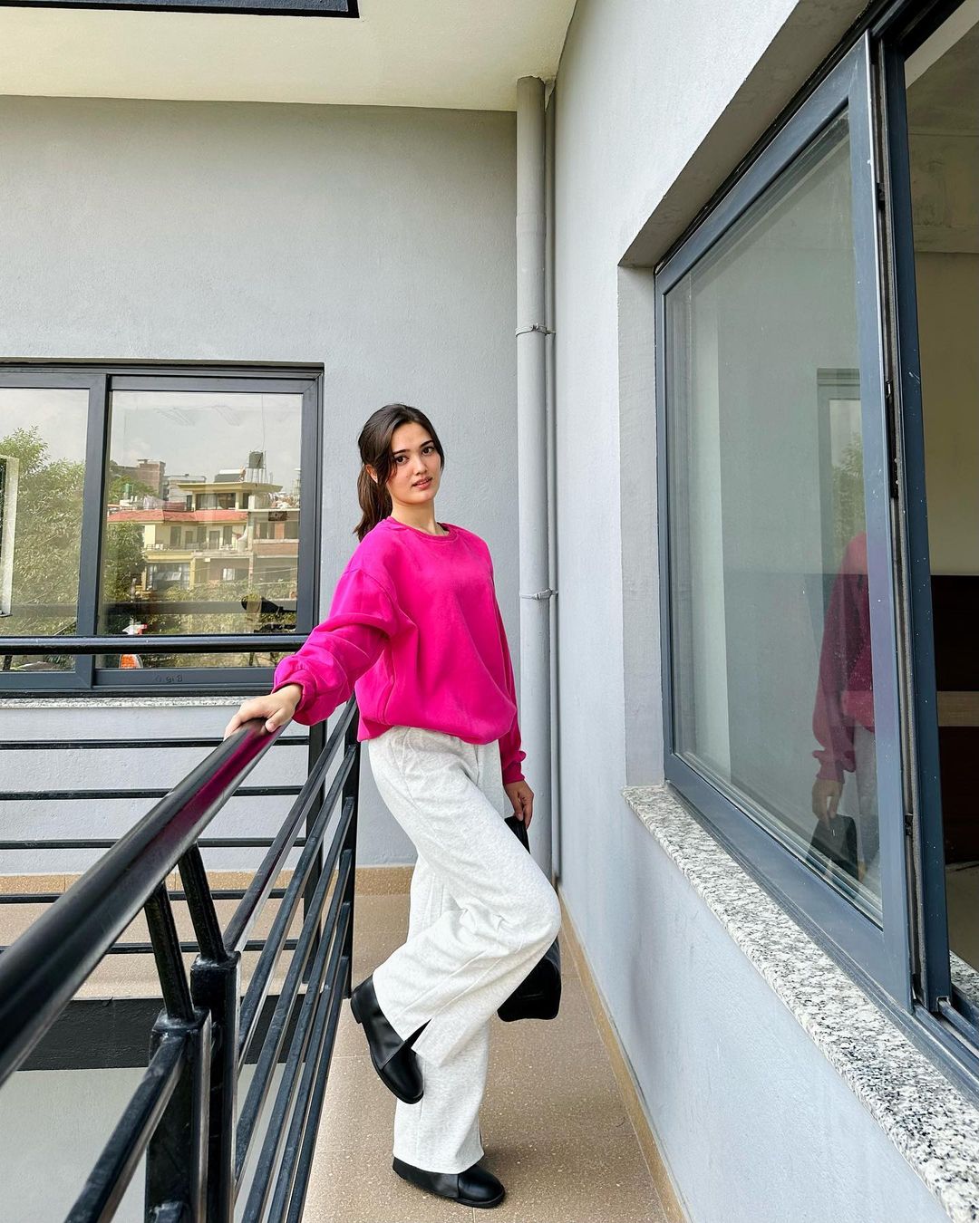 Hot Pink Polo Ralph Sweatshirt