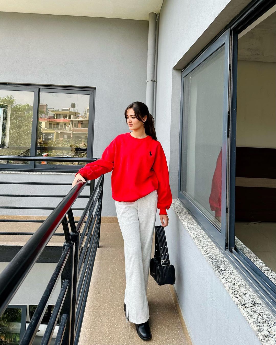 Red Polo Ralph Sweatshirt