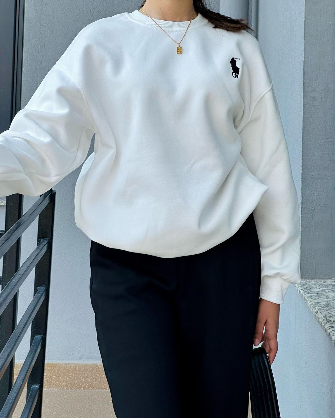 White Polo Ralph Sweatshirt