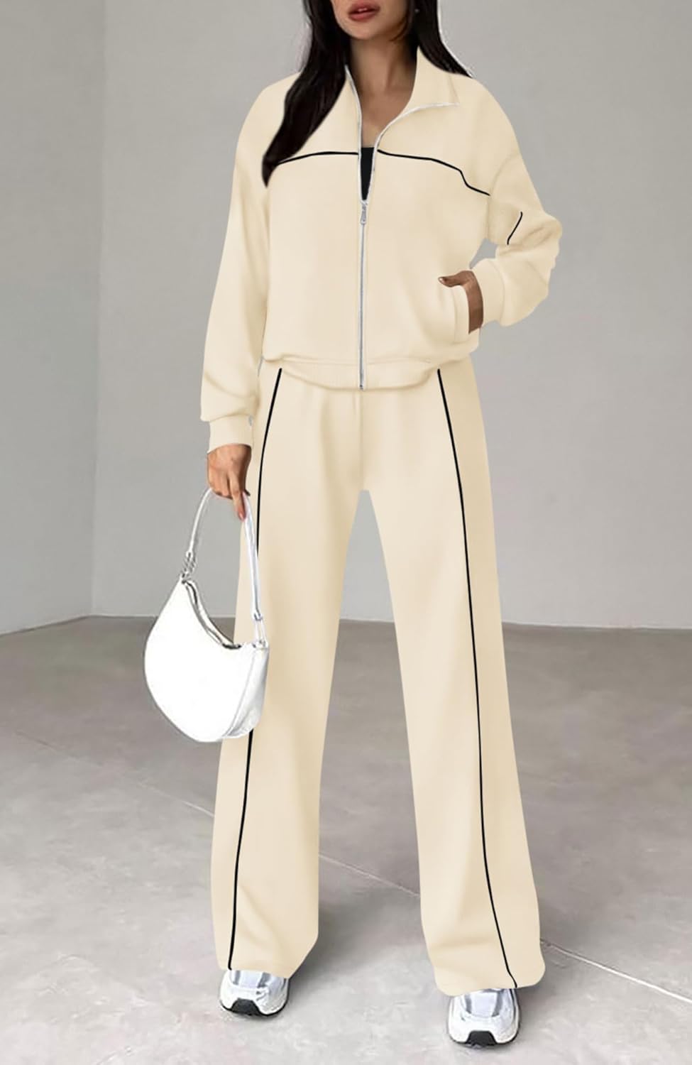 Cream Pipeline Tracksuit