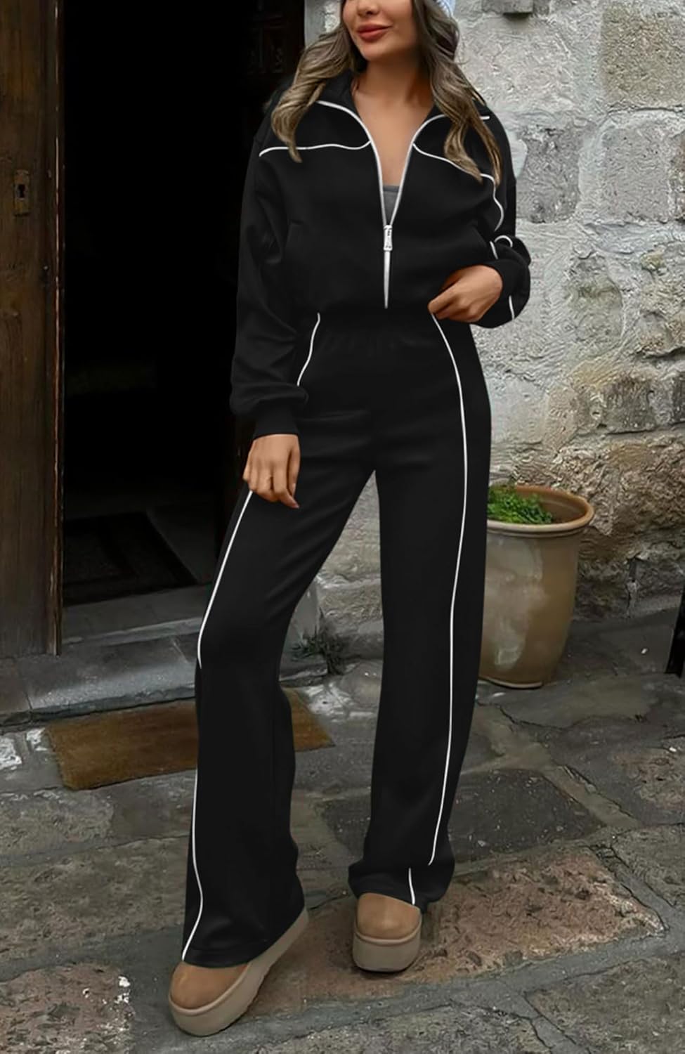 Black Pipeline Tracksuit
