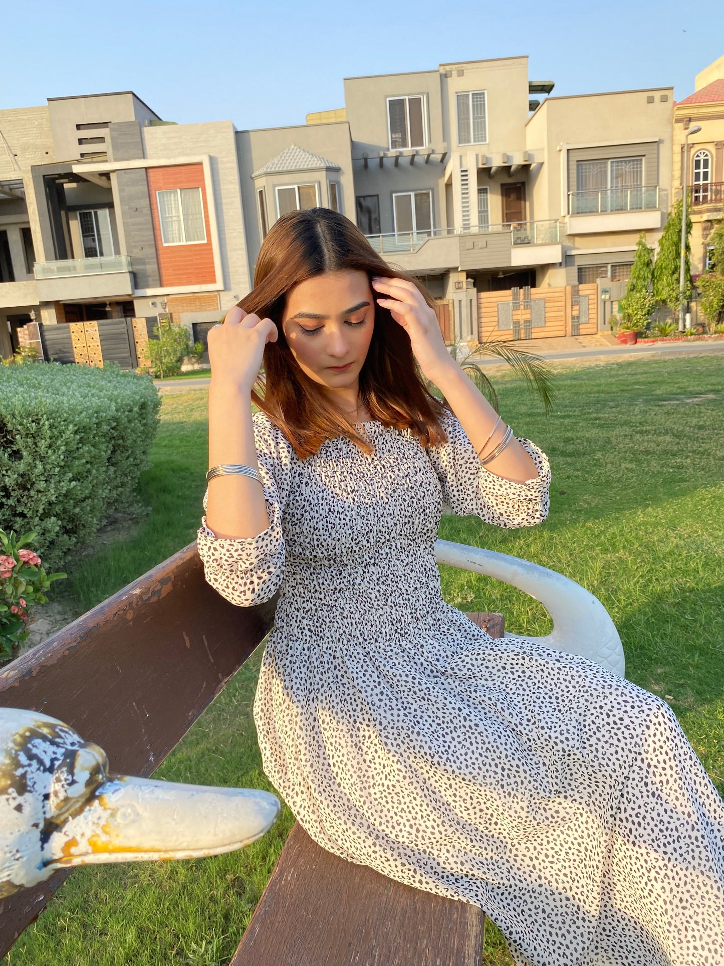 Rang e Mah - White Maxi