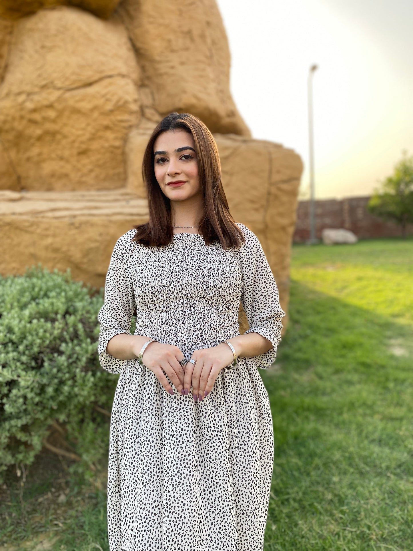 Rang e Mah - White Maxi