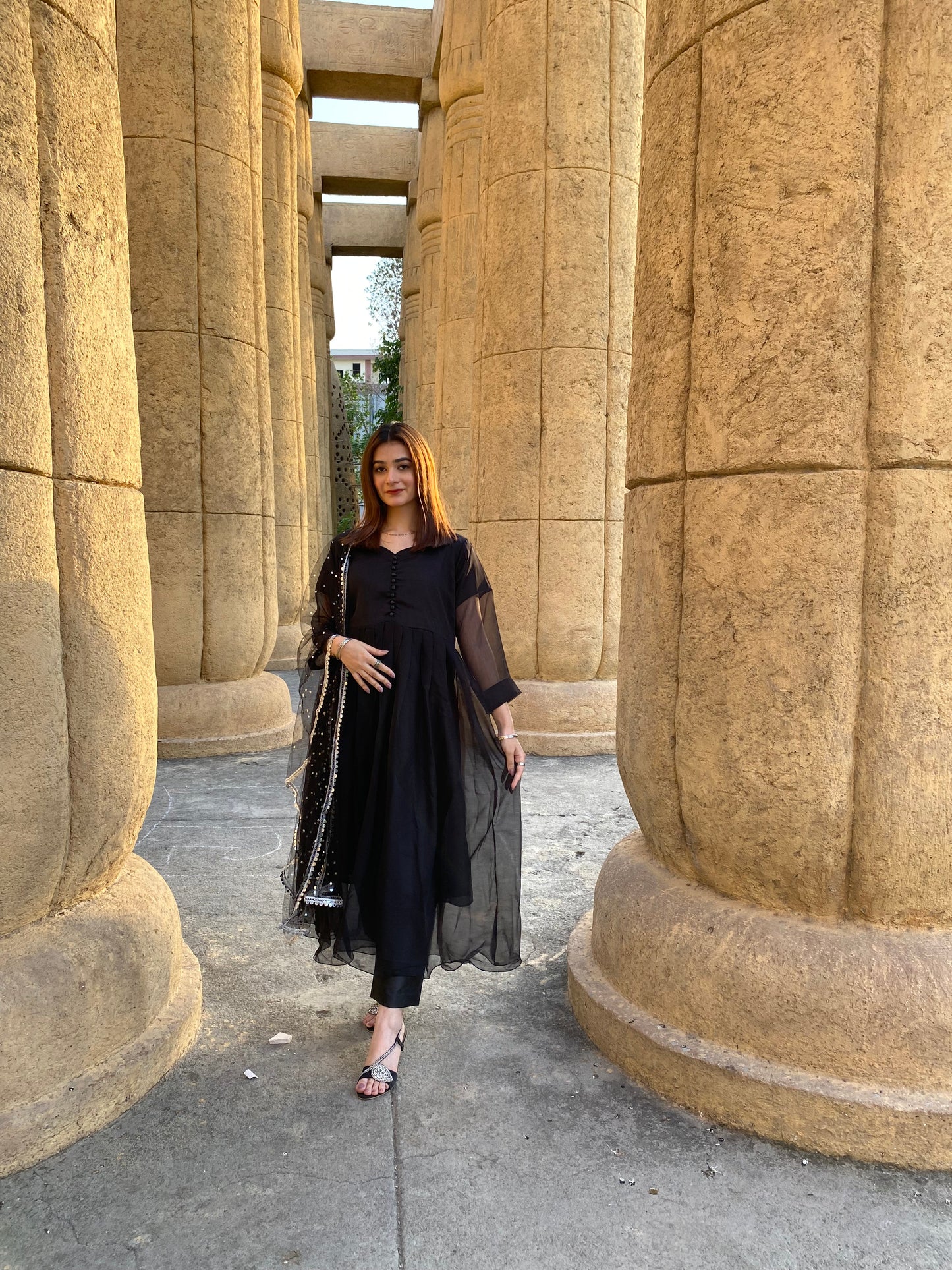 3PC - Black Frock
