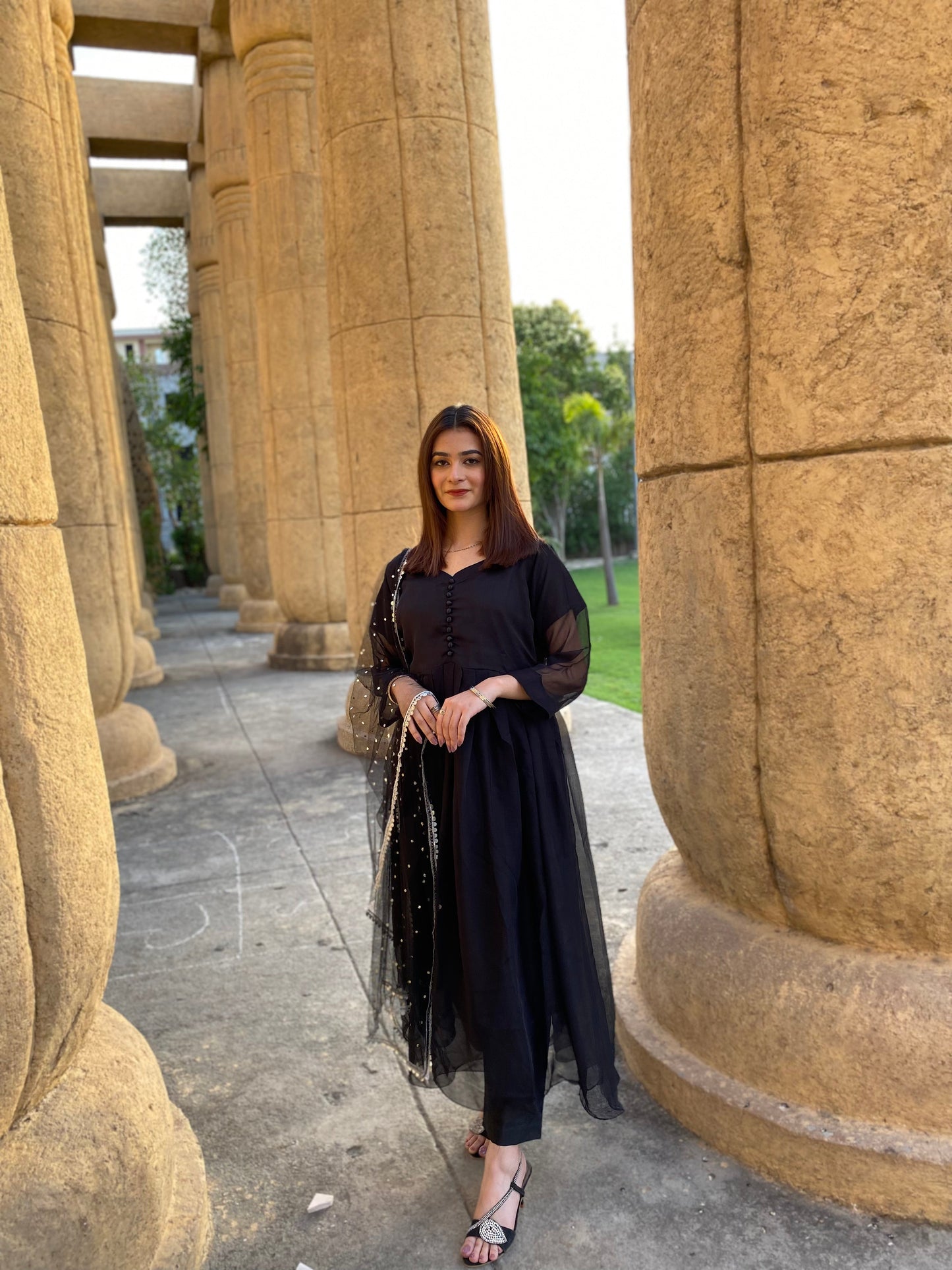 3PC - Black Frock