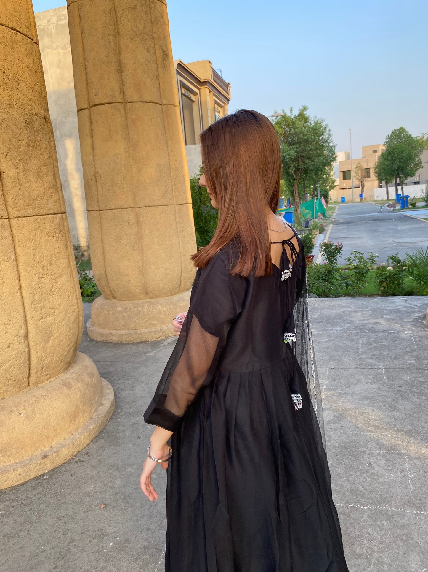 3PC - Black Frock