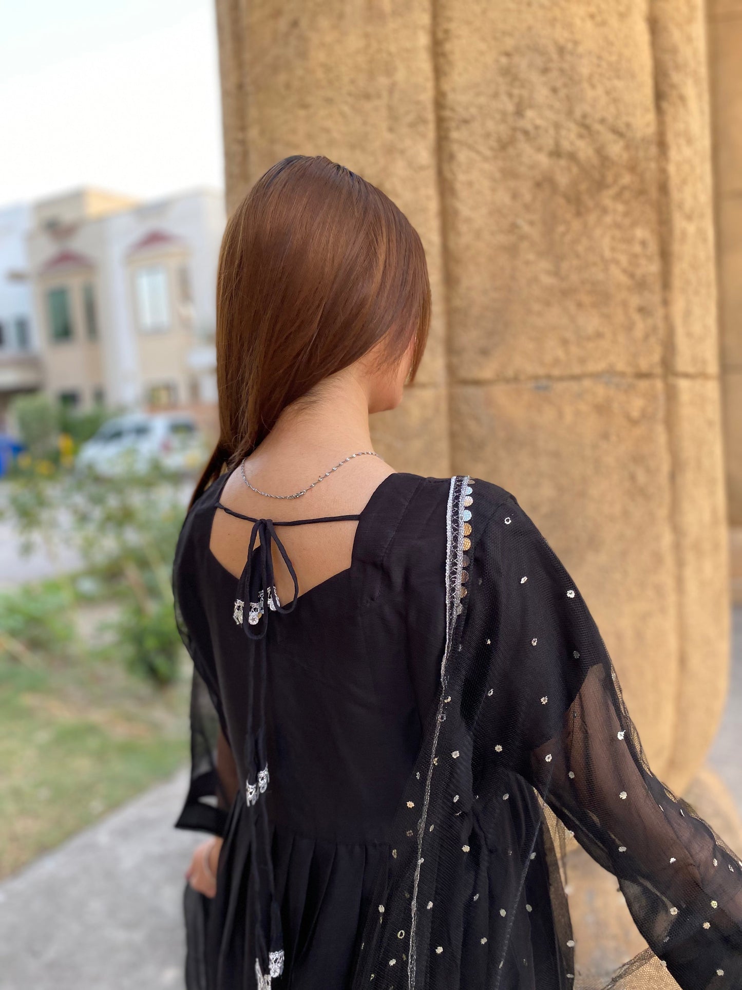 3PC - Black Frock