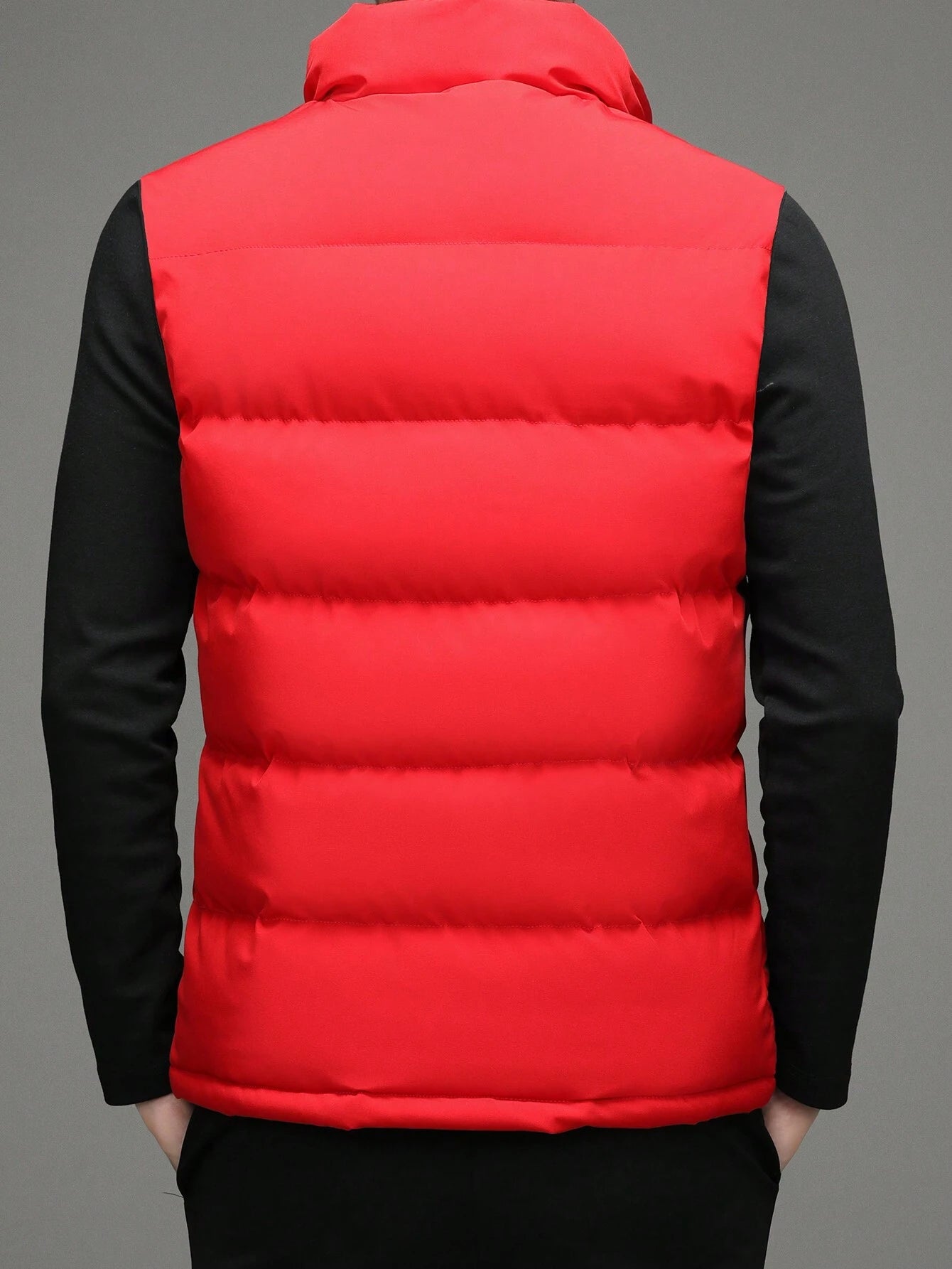 Red Sleeveless Puffer Jacket – The Hawk - Street Style Apparels