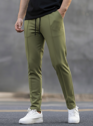 Olive Seamline Trouser