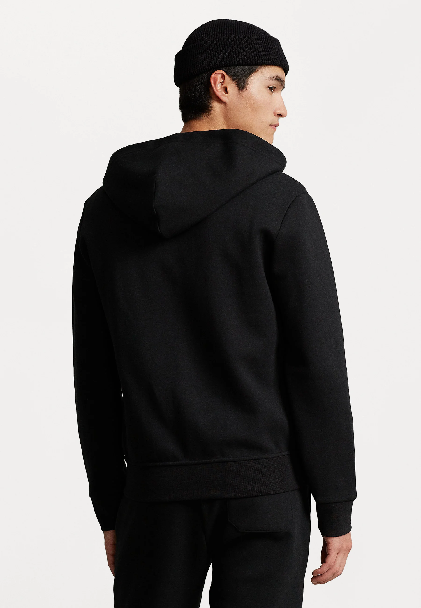 Black Full Zipper Hoodie