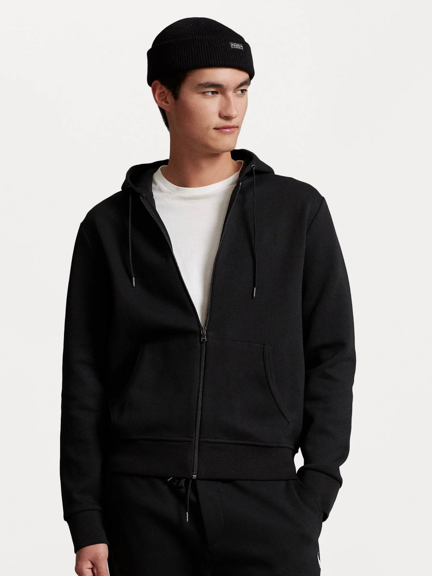 Black Full Zipper Hoodie