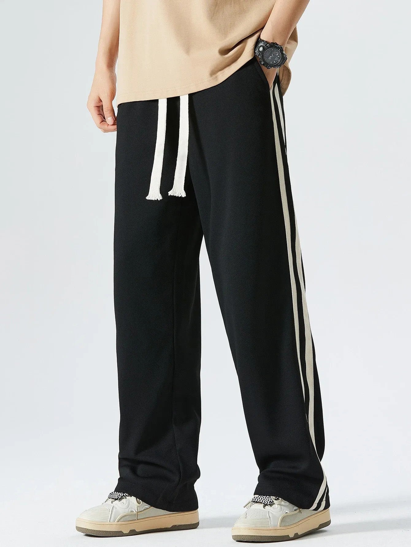 Black Baggy Trouser