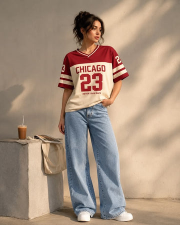 Chicago 23 Jersey - Beige