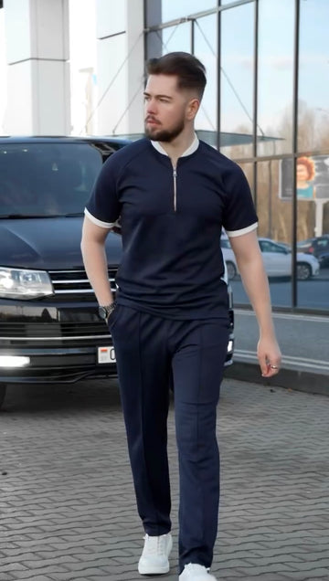 New Life Tracksuit - Navy Blue