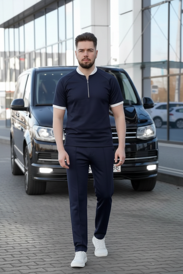New Life Tracksuit - Navy Blue