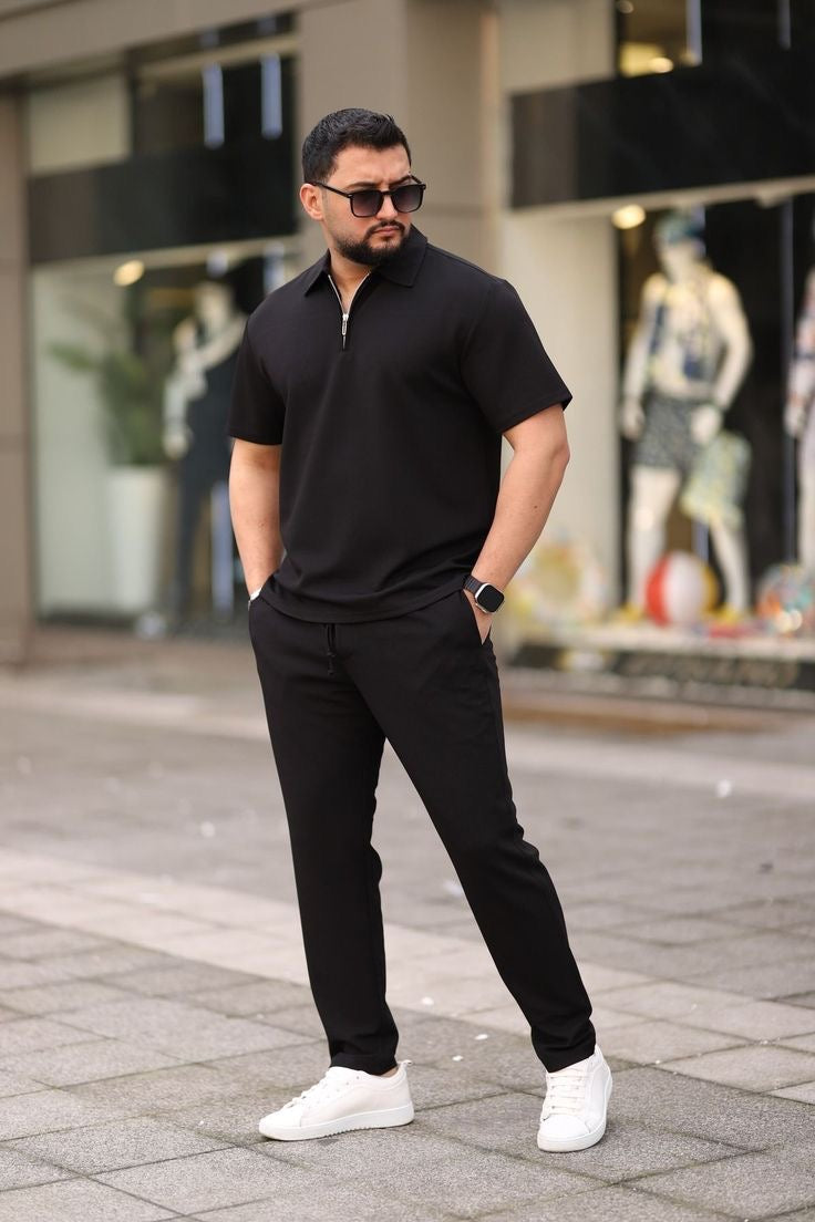 Black Polo Tracksuit