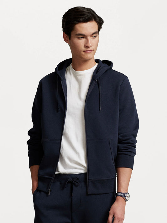 Navy Full Zipper Hoodie