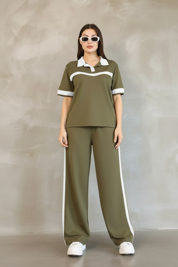 W. Olive Polo Summer Tracksuit