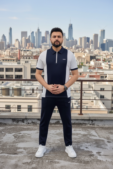 Navy Boss Tracksuit