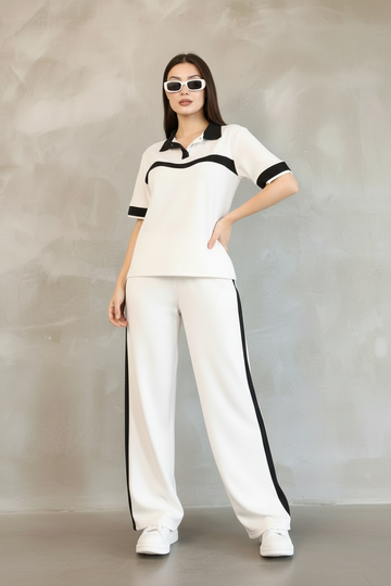 W. White Polo Summer Tracksuit