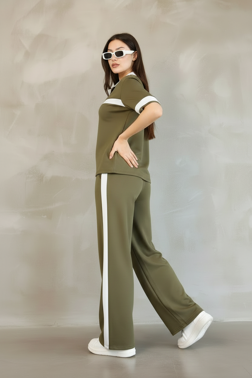 W. Olive Polo Summer Tracksuit