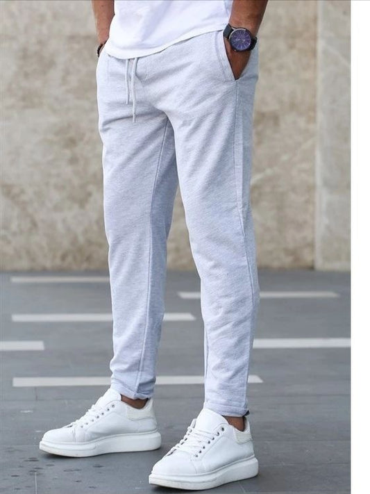 Light Grey Plain Trousers